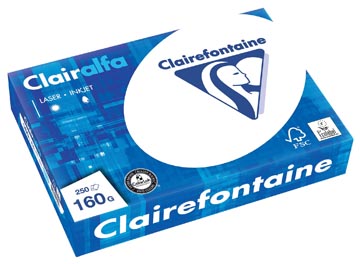 [E2618] CLAIREFONTAINE A4 (160GR, WIT, 250)