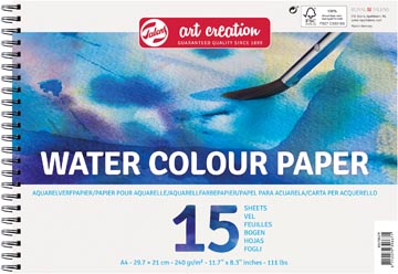 [9317002M] Talens Art Creation Aquarelverfpapier A4 250 G 15 Vellen