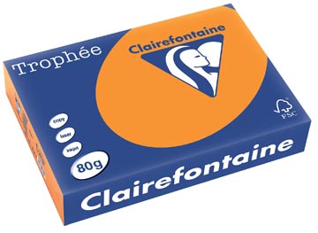 [E*2978] A4 Trophee (80Gr, Fluo Oranje, 500)