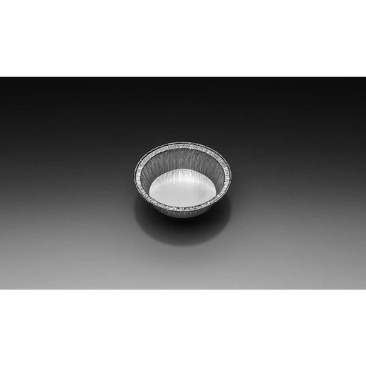 [AL450110] Alu schaal met gerolde rand - zilver - ø99x25mm 110ml 100 stuks