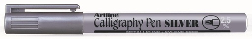 [0688320] artline calligraphy pen (silver)