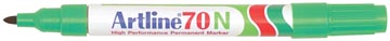 [70V] Artline 70 Ronde Punt (Groen)