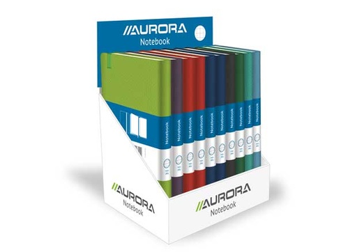 [2296VAQ5] AURORA NOTBOOK (140X215MM, ASS., GERUIT)