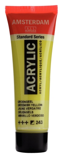 [17042430] Standard Series acrylverf tube 20 ml Groengeel 243
