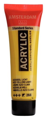 [17042680] Standard Series acrylverf tube 20 ml Azogeel Licht 268