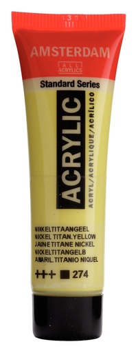 [17042740] Standard Series acrylverf tube 20 ml Nikkeltitaangeel 274