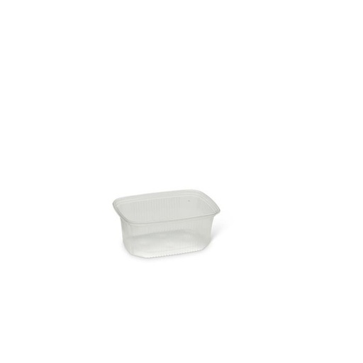 [A108R44] Slagersbakje 200cc, 108X82X44mm, Rechthoekig Transparant PP 100stuks