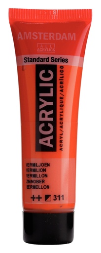 [17043110] Standard Series Acrylverf Tube 20 Ml Vermiljoen 311