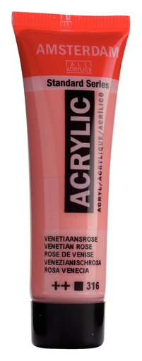 [17043160] Standard Series Acrylverf Tube 20 Ml Venetiaansroze 316