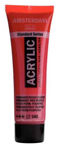 [17043480] Standard Series acrylverf tube 20 ml Permanentrood Purper 348