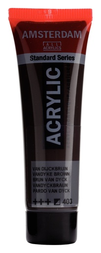 [17044030] Standard Series Acrylverf Tube 20 Ml Van Dijckbruin 403