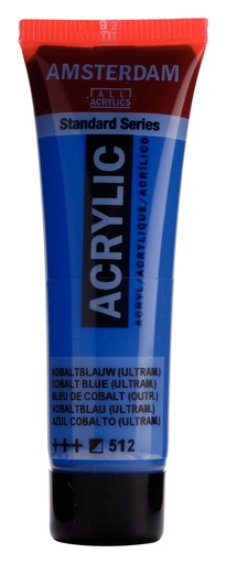 [17045120] Standard Series acrylverf tube 20 ml Kobaltblauw (Ultramarijn) 512