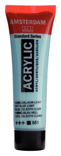 [17045510] Standard Series acrylverf tube 20 ml Hemelsblauw Licht 551