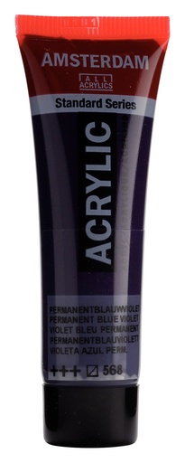 [17045680] Standard Series Acrylverf Tube 20 Ml Permanentblauwviolet 568