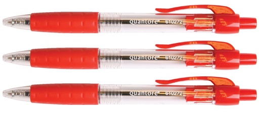 [610272] Balpen Quantore Grip - rood