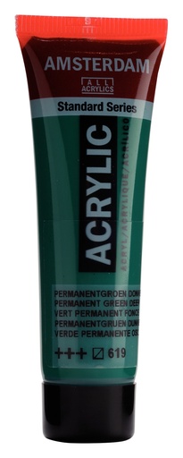 [17046190] Standard Series Acrylverf Tube 20 Ml Permanentgroen Donker 619