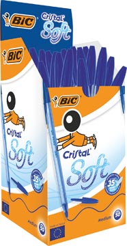[921264B] Bic Cristal SOFT - Blauw - 0.4Mm - 50St