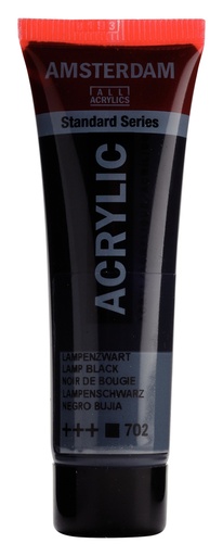 [17047020] Standard Series acrylverf tube 20 ml Lampenzwart 702