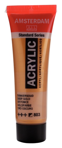 [17048030] Standard Series Acrylverf Tube 20 Ml Donkergoud 803