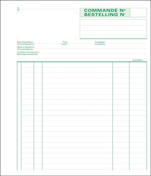 [E53104] BESTELBONBOEK (2-VOUD 21X18CM NCR)