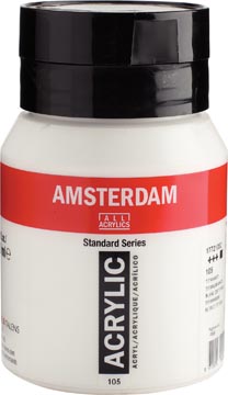 [17721052] Standard Series acrylverf pot 500 ml Titaanwit 105