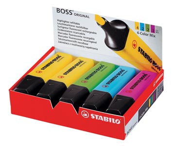 [70/10-1] Box Stabillo Boss Assorti (10 Stuks)