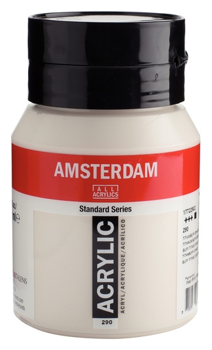 [1772290] Standard Series Acrylverf Pot 500 Ml Titaanbuff Donker 290