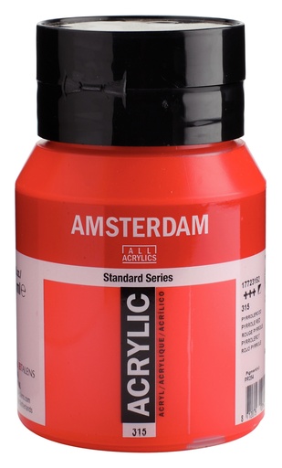 [1772315] Standard Series acrylverf pot 500 ml Pyrrolerood 315