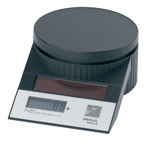 [1512090] Briefweger Maul Tronic Solar Tot 2000 Gram Zwart