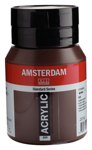 [17724092] Standard Series acrylverf pot 500 ml Omber Gebrand 409