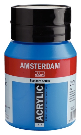 [17725722] Standard Series Acrylverf Pot 500 Ml Primaircyaan 572