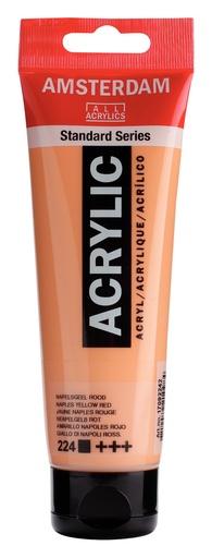 [7092242] Standard Series acrylverf tube 120 ml Napelsgeel Rood 224