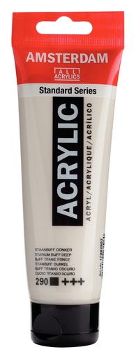 [7092902] Standard Series acrylverf tube 120 ml Titaanbuff Donker 290