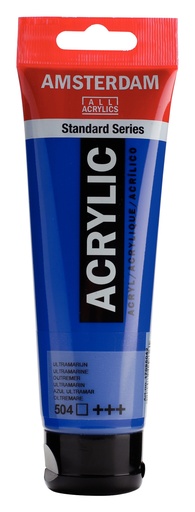 [17095042] Standard Series Acrylverf Tube 120 Ml Ultramarijn 504