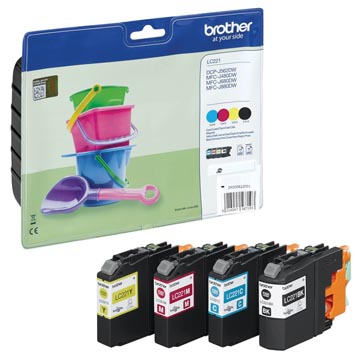 [LC221VAL] Brother LC221 (VALUE PACK)