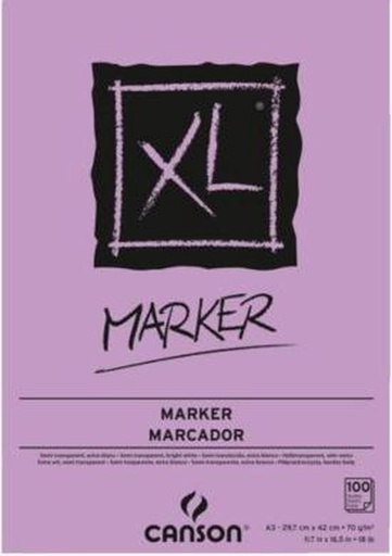 [297237] Canson Xl Marker 70Gr 100Blz (A3)