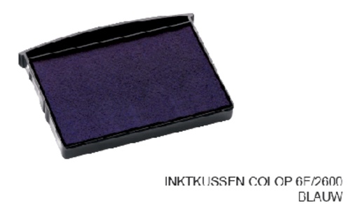 [E/2600B] Stempelkussen Colop 6E/2600 blauw