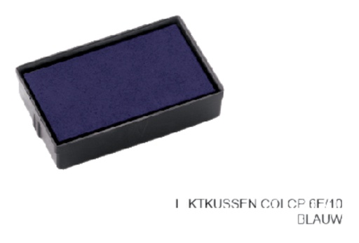 [E/10B] Stempelkussen Colop 6E/10 blauw