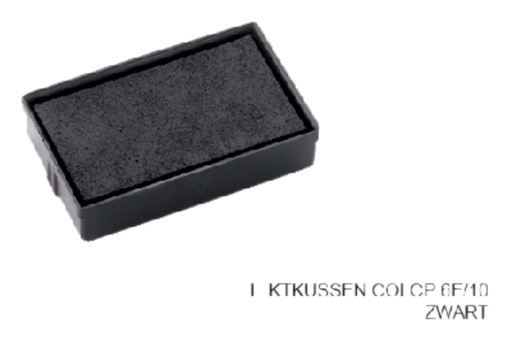 [E/10Z] Stempelkussen Colop 6E/10 zwart