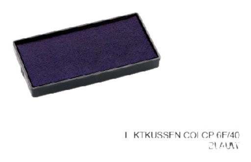 [E/40B] Stempelkussen Colop 6E/40 blauw