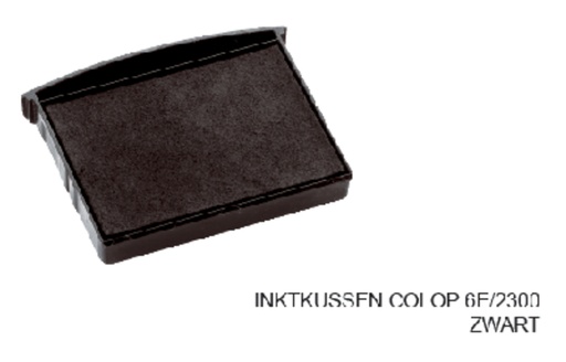 [E/2300Z] Stempelkussen Colop 6E/2300 zwart