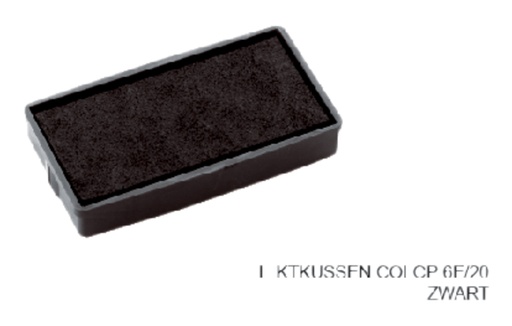 [E/20Z] Stempelkussen Colop 6E/20 zwart