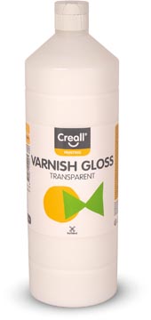 [01099] Creall - Vernis – Glanzende, beschermende blanke lak op waterbasis voor al je creatieve werkstukken - 1000ml 