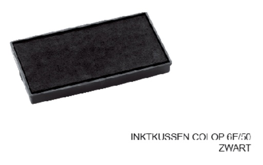 [E/50Z] Stempelkussen Colop 6E/50 zwart