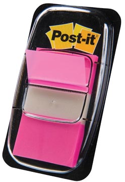 [680-21] DISP.POST-IT TAPE FLAGS (ROZE)