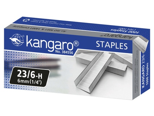 [N23-6] Doosje nietjes Kangaro 23/6, 1000st