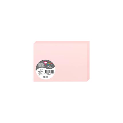 [2355C] DUBBELE KAARTEN 25 STUKS (110X155MM, ROZE)