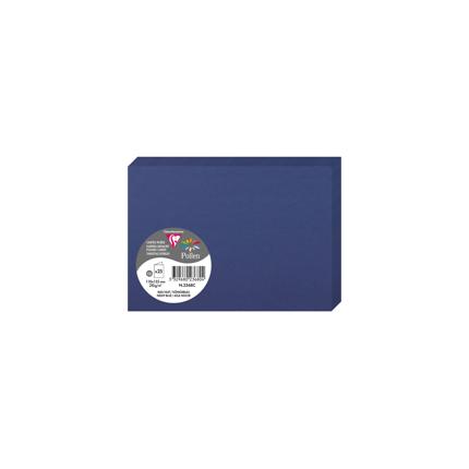 [2368C] DUBBELE KAARTEN 25 STUKS (110X155MM, NACHTBLAUWBLAUW)