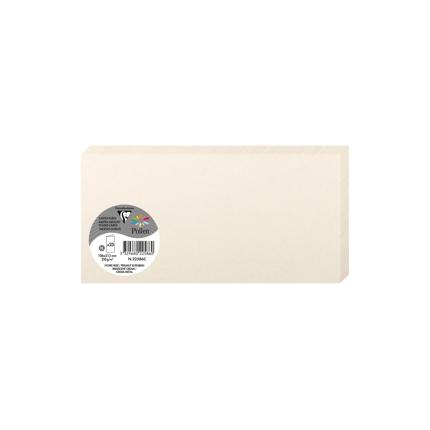 [22586C] DUBBELE KAARTEN 25 STUKS (106X213MM, METALIC-PARELMOERIVOOR)