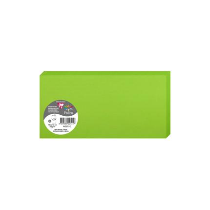 [2521C] DUBBELE KAARTEN 25 STUKS (106X213MM, GROEN)